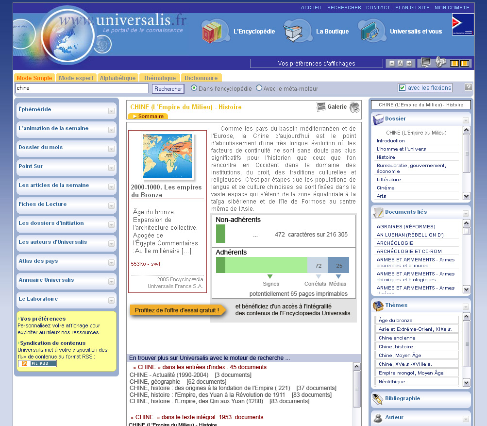 encyclopedie universalis linux